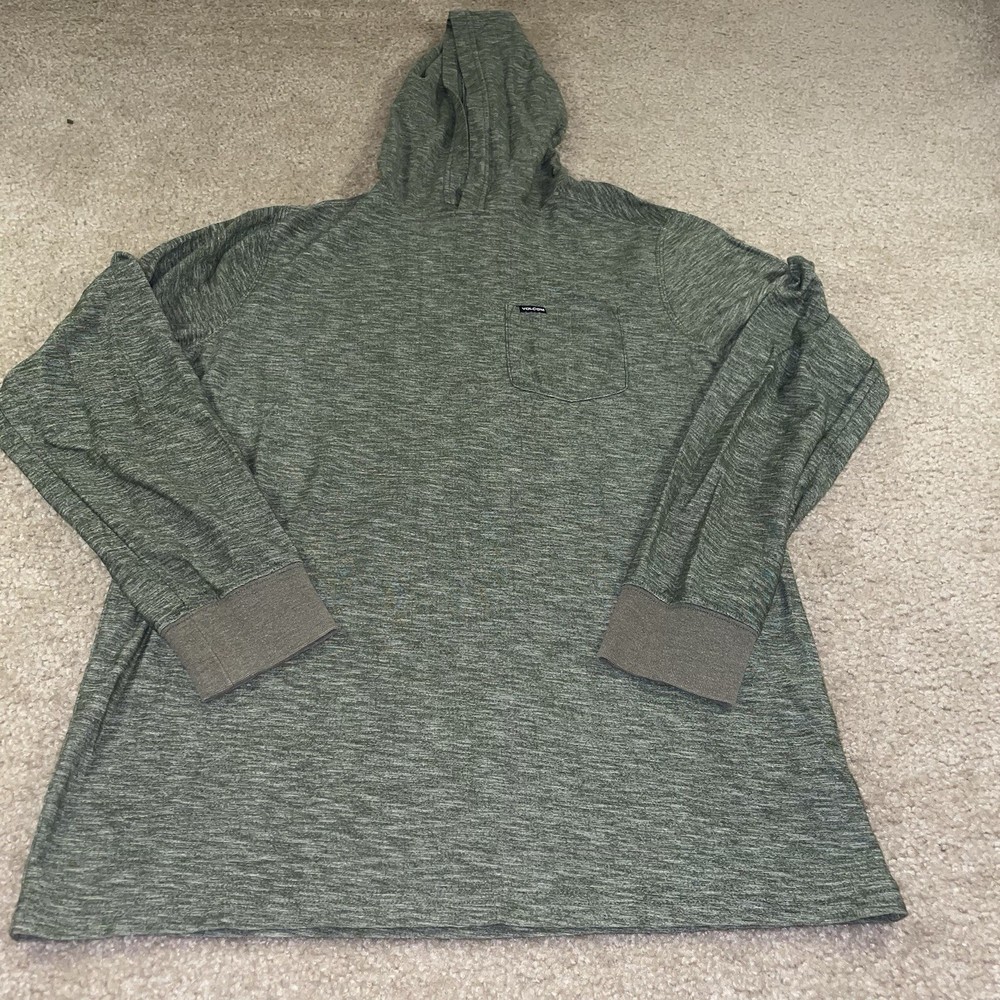 Volcom Hoodie Long Sleeve Shirt Size Medium L-334
