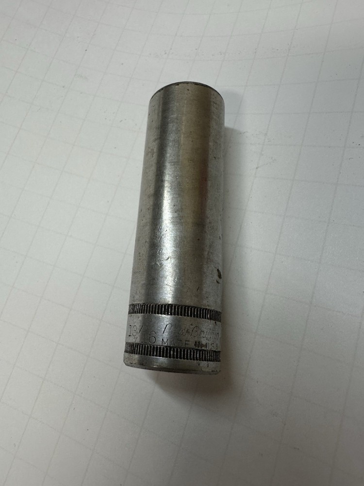 Vintage New Britain USA 13/16” Deep Socket, 12pt, 1/2” Drive