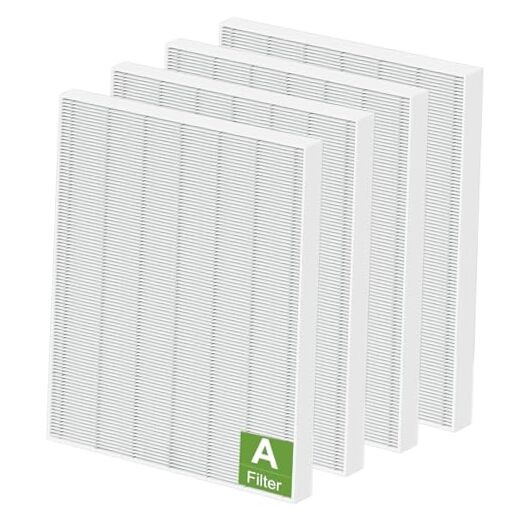 4 Pack Winix 115115 HEPA Replacement Filters - Size 21 - Fits Winix 4 Models