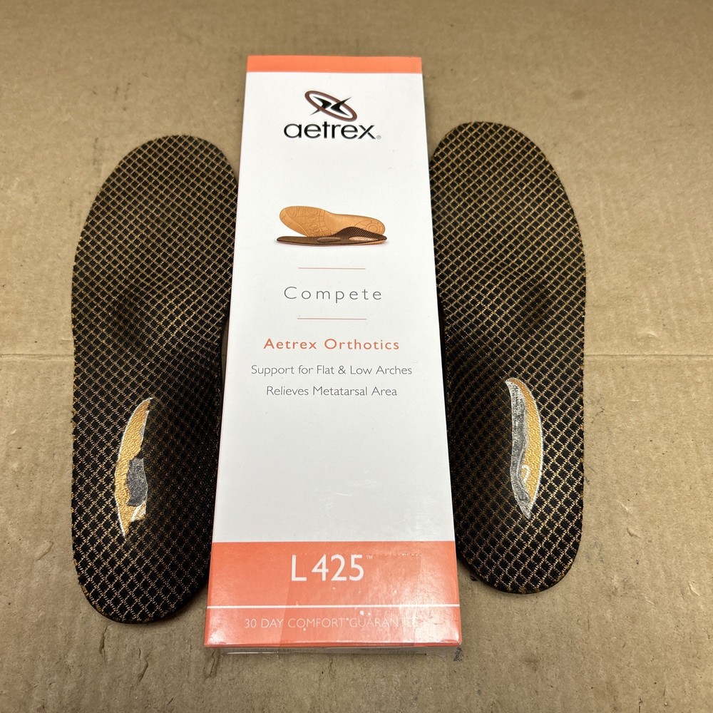 Aetrex Lynco L420 Women’s 8 Orthotic Insoles – Posted Arch Support & Comfort