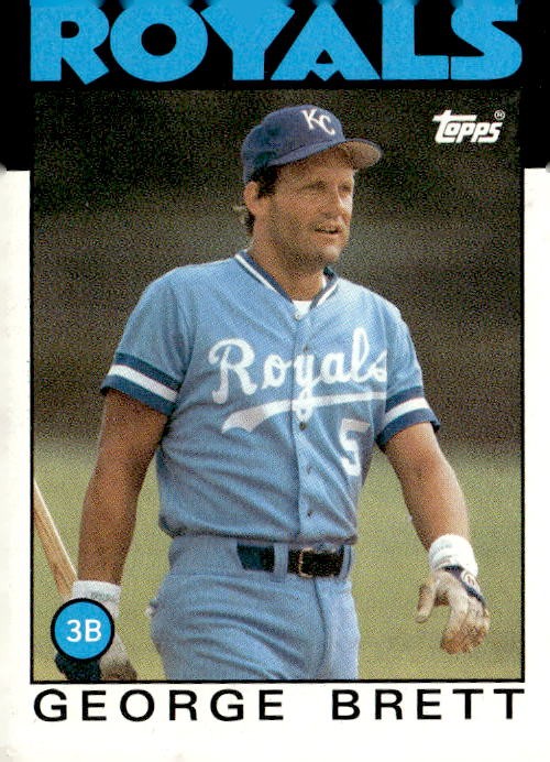 1986 Topps #300 George Brett