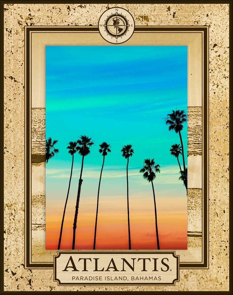 Atlantis Paradise Island Bahamas Laser Engraved Picture Frame Portrait (4 x 6)