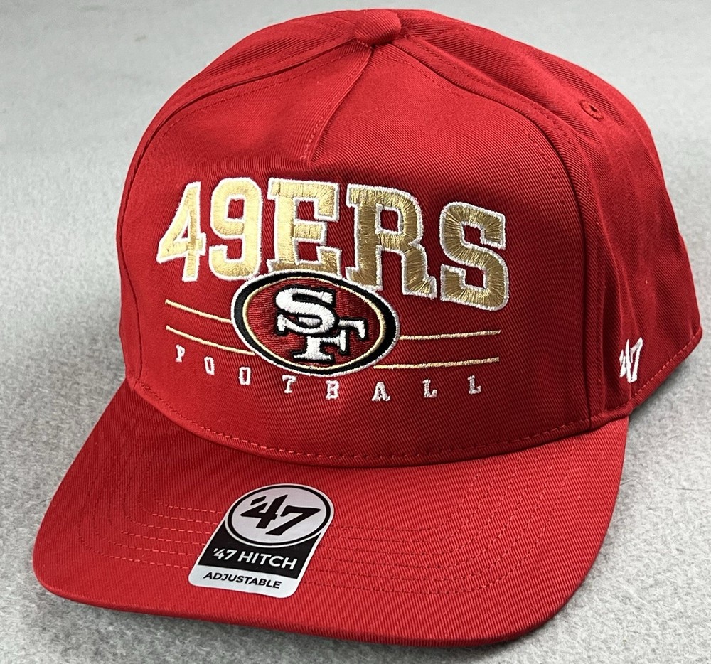 ‘47 Men’s San Francisco 49ers Roscoe Hitch Adjustable Hat Snapback NEW