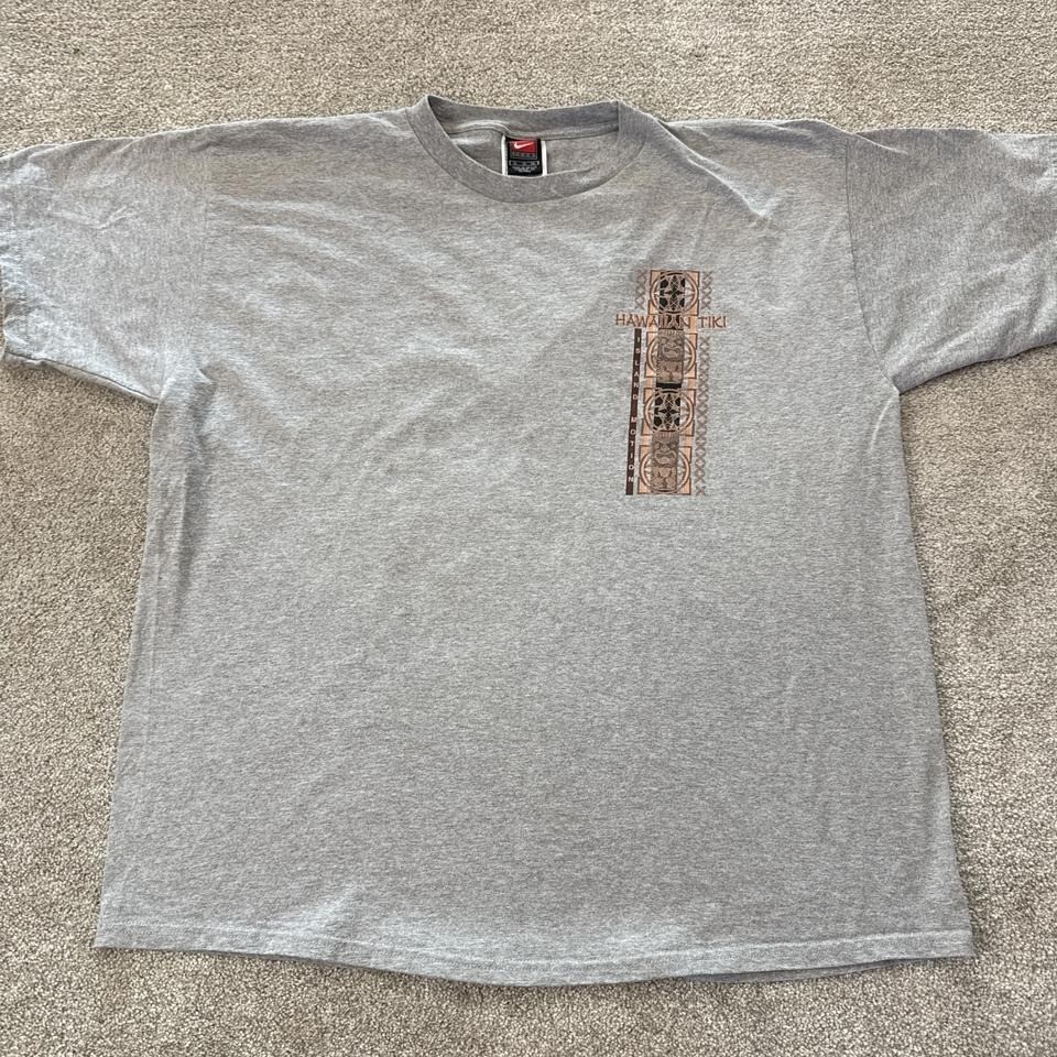 Vtg 90s Y2K Nike Tiki Island Motion Surf Skate T-Shirt XL
