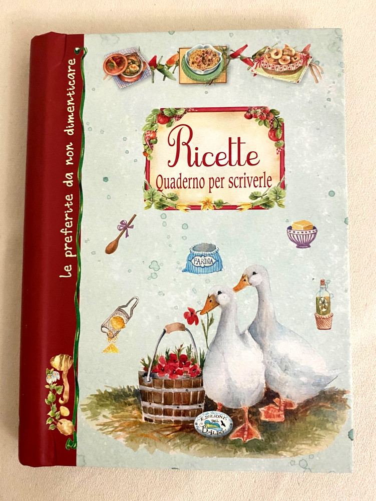 Ricette. Quaderno per scriverle