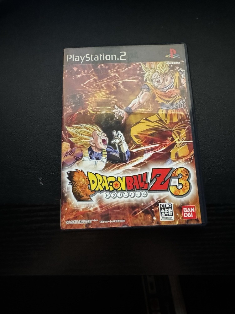 Dragon Ball Z Budokai 3 PS2 Japan Version with Case Manual Tested Working