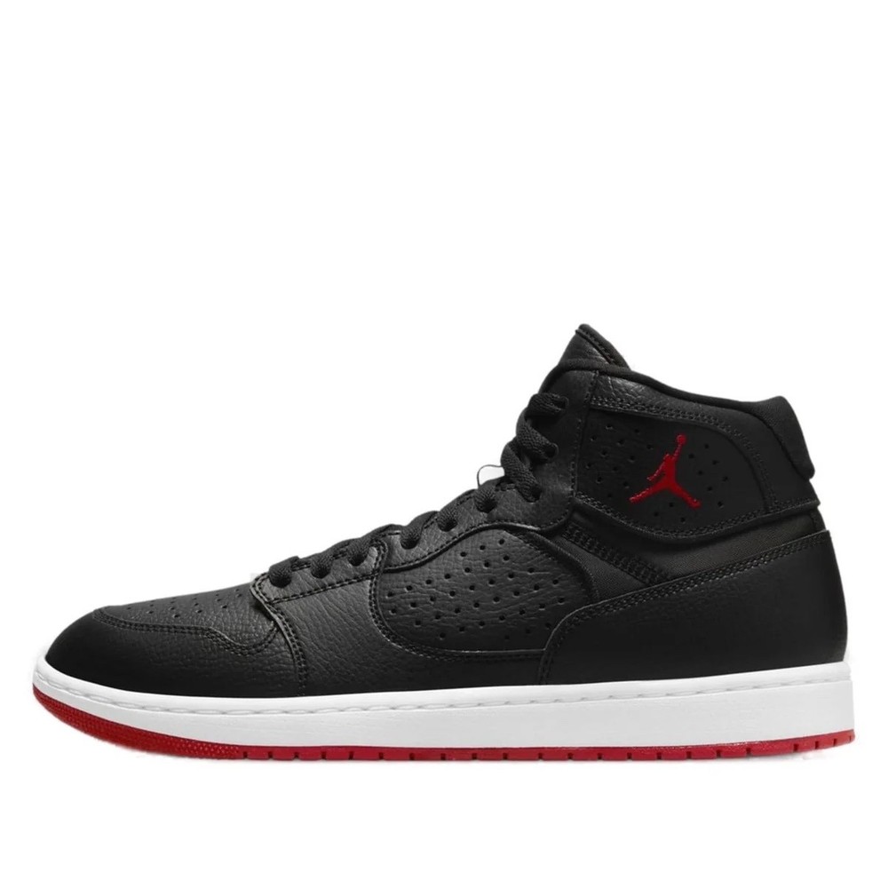 Nike Air Jordan Access Basketball Shoes Size 10.5 Black Red White AR3762 001
