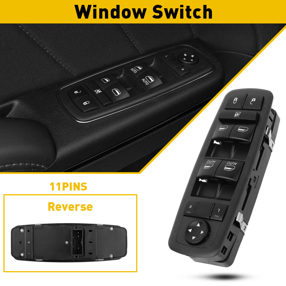 2015-2019 Chrysler 300 Driver Side Master Power Window Switch Replacement