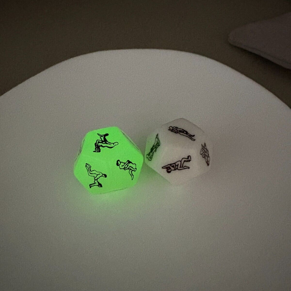 2Pcs 12 Side Foreplay Dice Sex Position Couple Lover Adult Novelty Gift