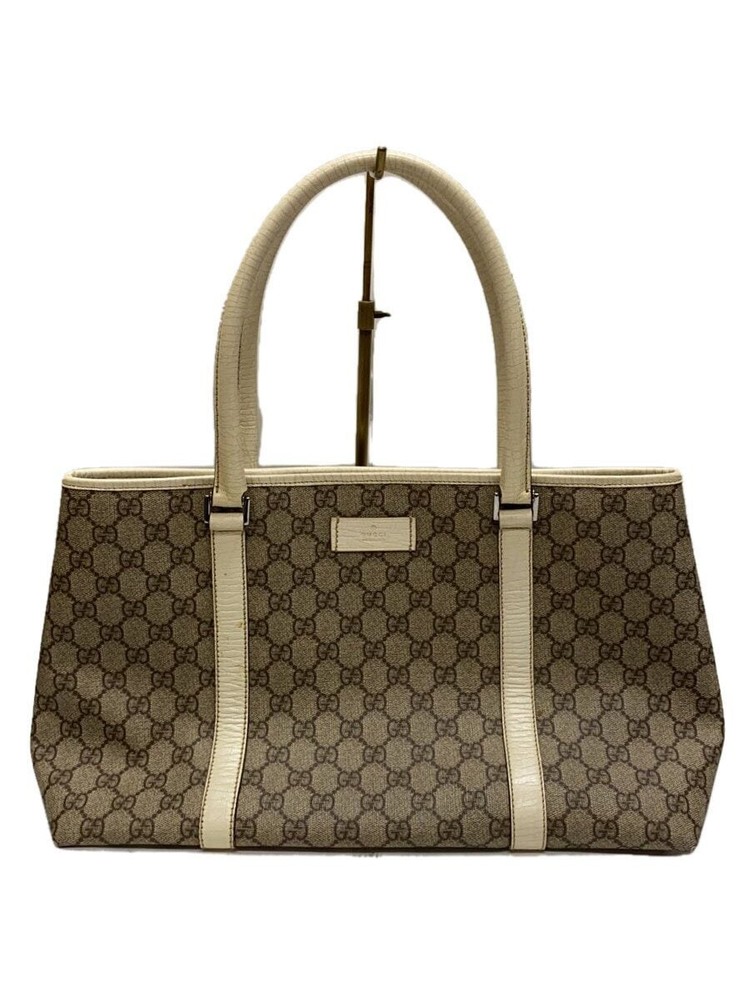 Authentic Japanese GUCCI PVC Tote Bag with All-Over Pattern