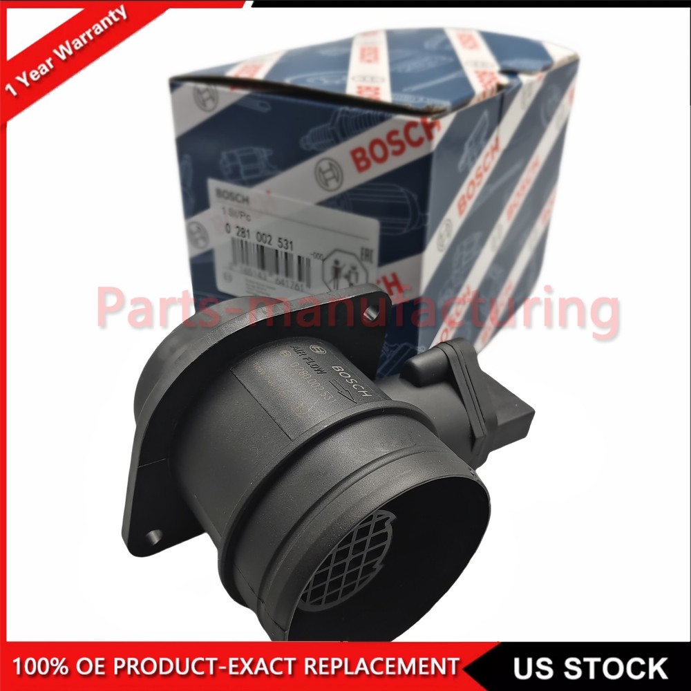 For VW Jetta Golf Beetle 1.9L Diesel BOSCH 0281002531 Mass Air Flow Sensor MAF