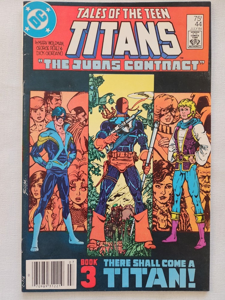 Tales of the Teen Titans #44 (1984 DC) – Judas Contract Part 3 – Deathstroke
