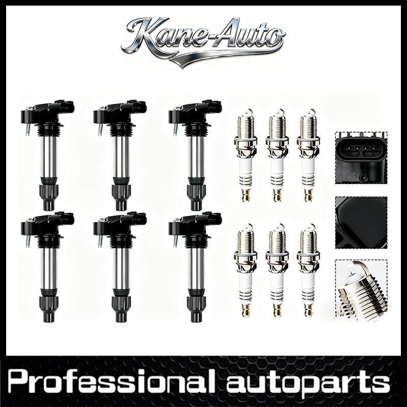 6X Ignition Coil & 6X Iridium Spark Plug OEM For Cadillac GMC Chevy Buick UF569