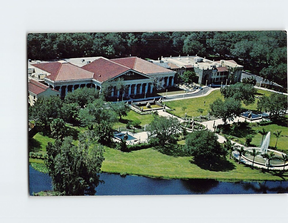 Postcard Bird's Eye View Kapok Tree Inn Fort Lauderdale Florida USA