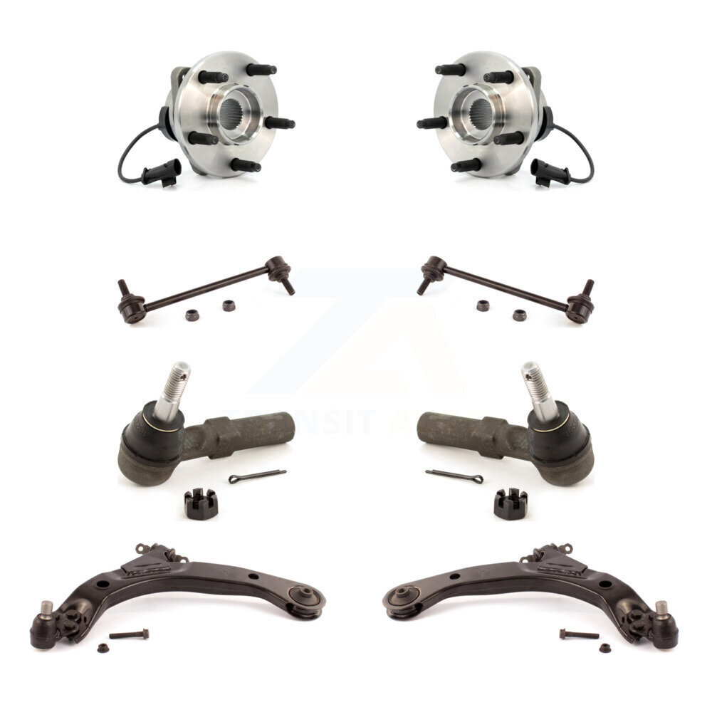 Bearing Lower Control Arm Outer Tie Rod  Link Front Kit (8Pc) For Chevrolet