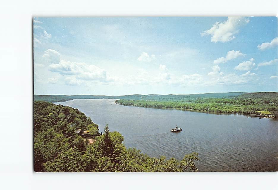 Postcard Aerial View of the Connecticut River USA