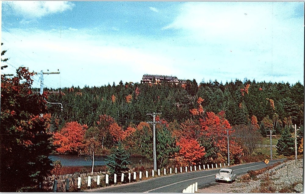 Chrome HOUSE SCENE Mount Desert Island - Near Bar Harbor & Ellsworth ME AH7901