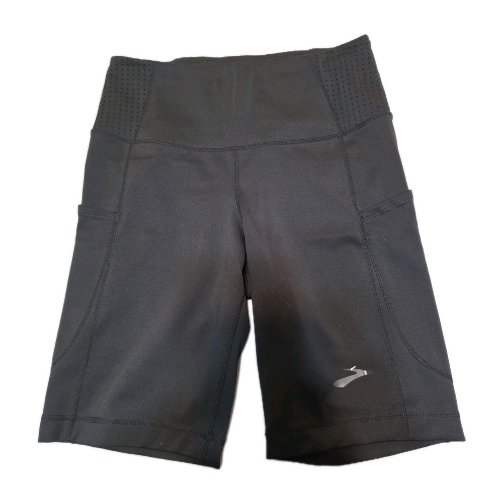 Brooks Women's Running Jogging Shorts Size Small Black Spandex Athletic Gym Run