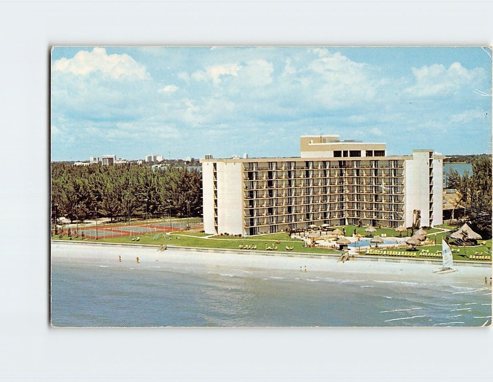 Postcard Sheraton Sand Key Hotel Clearwater Beach Florida USA