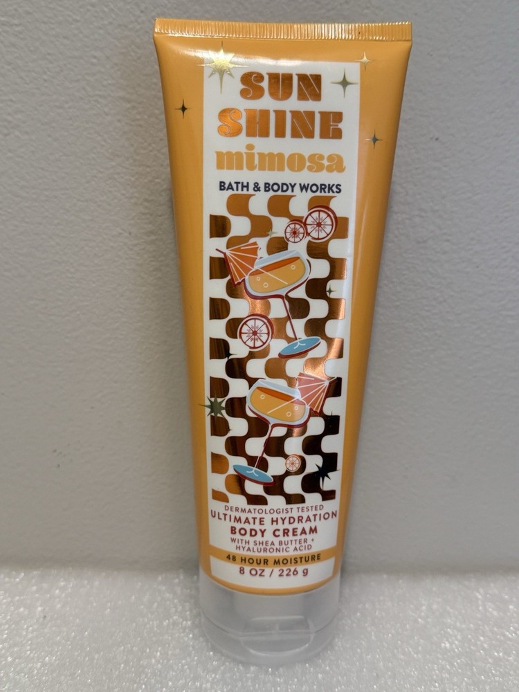 1 New SUNSHINE MIMOSA BATH & BODY WORKS BODY CREAM LOTION