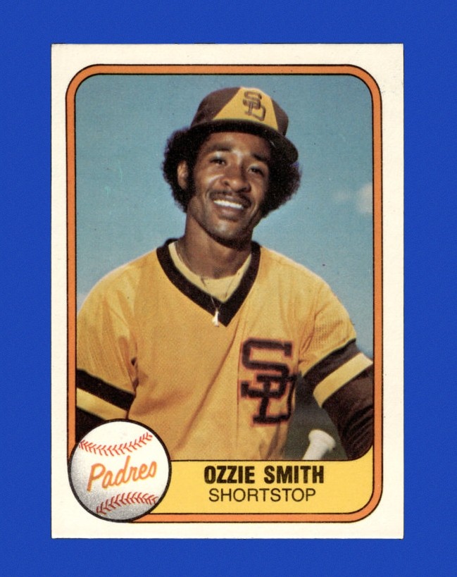 1981 Fleer Set-Break #488 Ozzie Smith EX-EXMINT *GMCARDS*Consign with Greg Morris Cards
