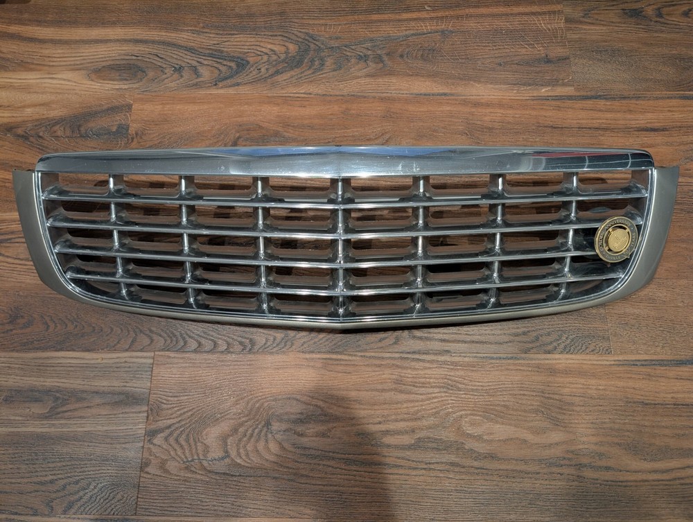 1997-1999 Cadillac DeVille 50th Anniversary Chrome Grille OEM Golden Trim 🔥