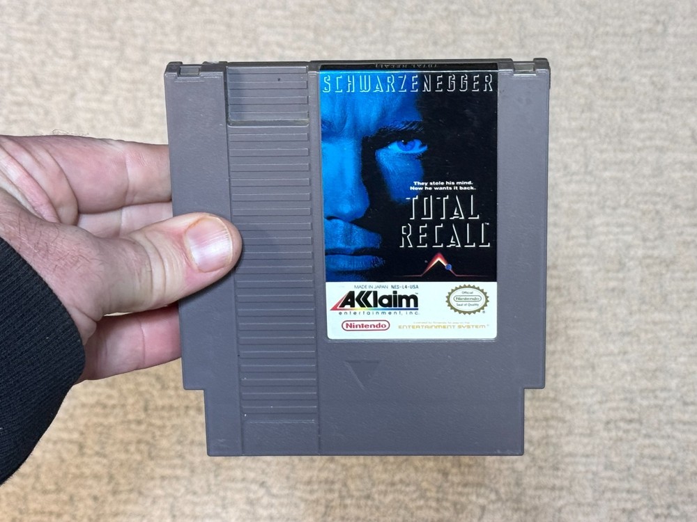 Total Recall - Nintendo NES Game Cartridge - Authentic - Tested