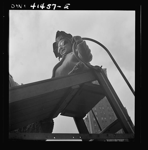 Photo:New York NY 1944 Children Playing on Roof of Lighthouse for Blind