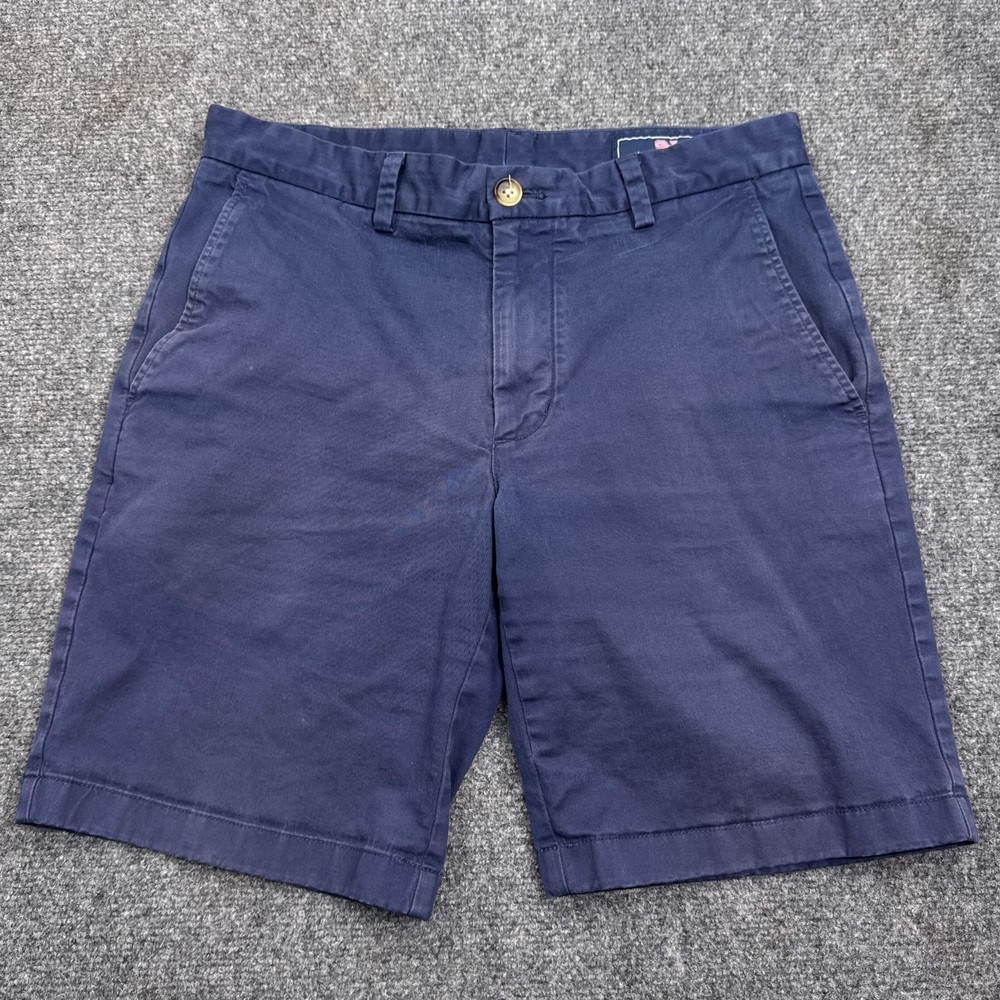 Vineyard Vines Chino Shorts Mens Size 30 Navy Blue 8