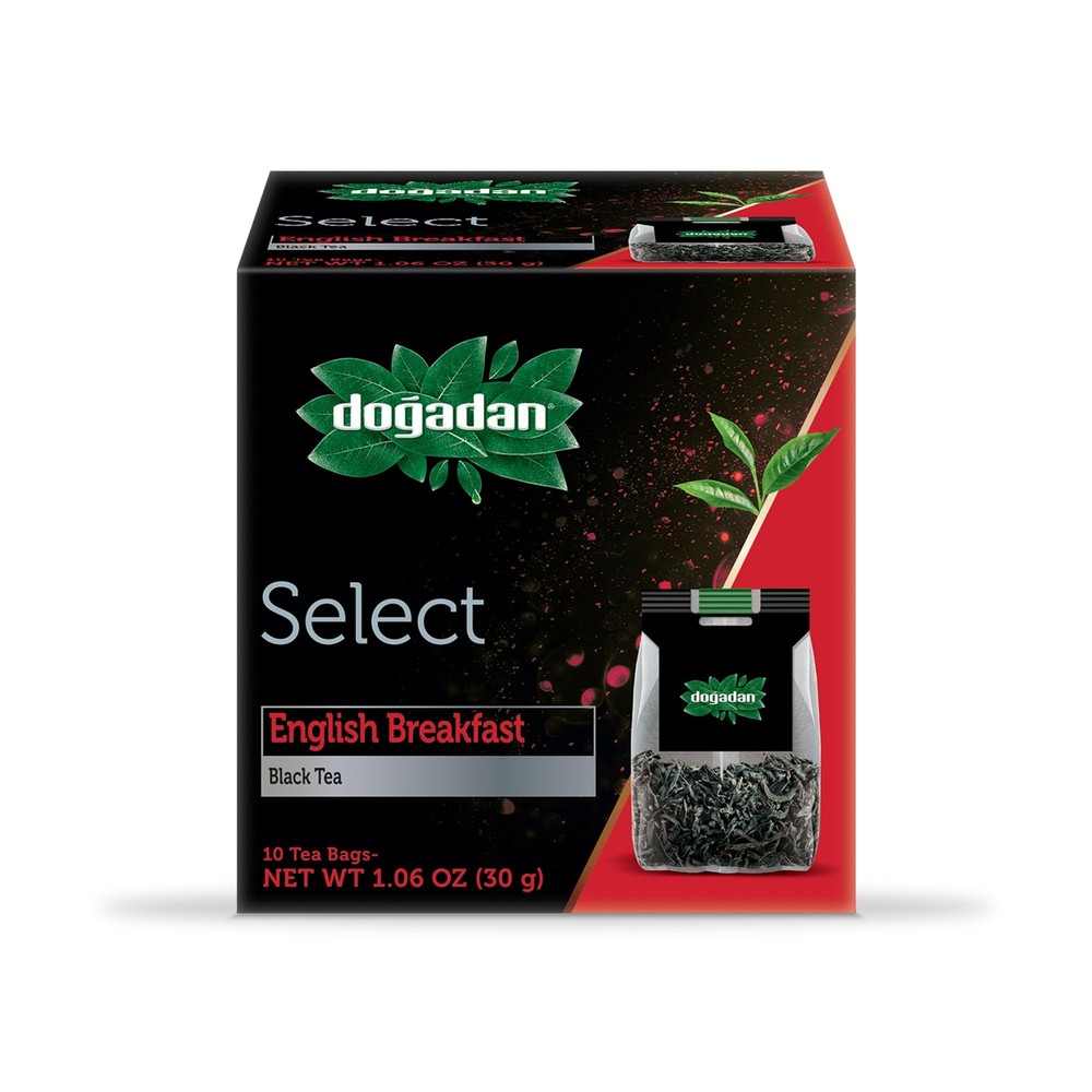 Dogadan Select English Breakfast Premium Black Tea Caffeinated Individually W...