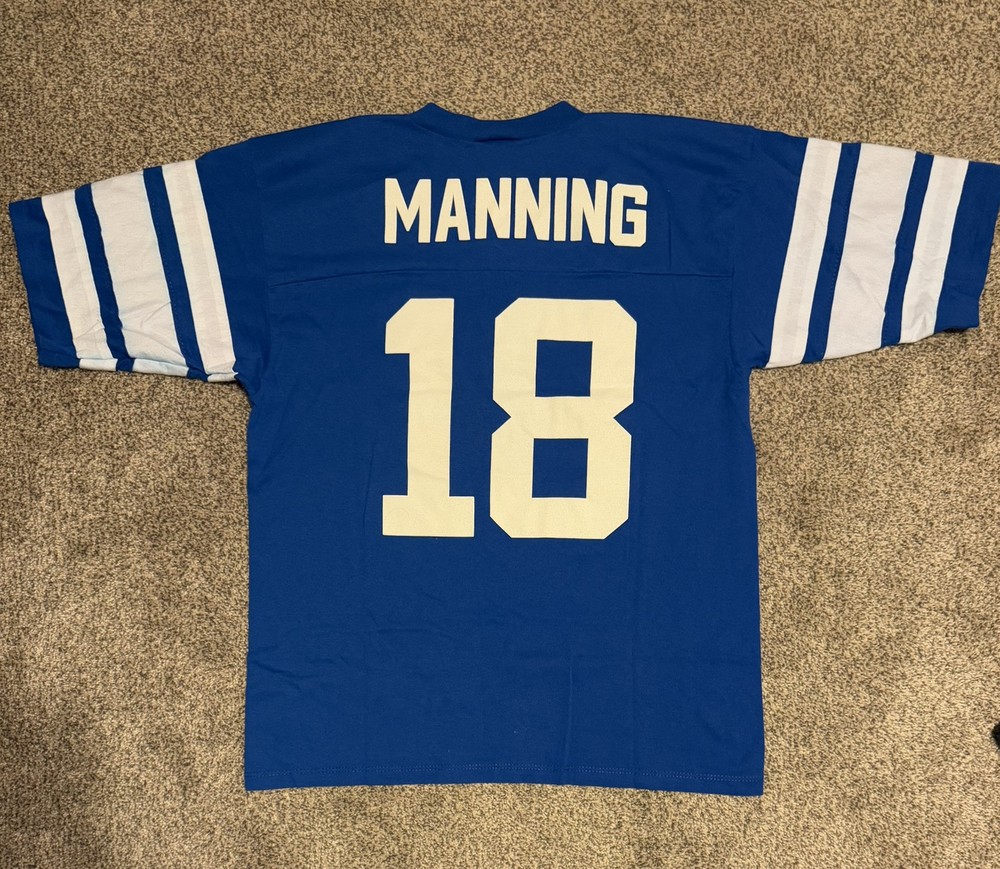 Vintage Peyton Manning Indianapolis Colts NFL Jersey Size Large Logo 7