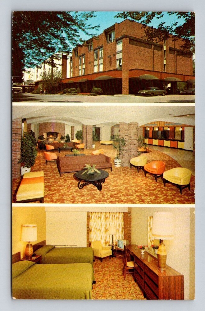 Fallsburg NY-New York, Hotel Brickman, Advertising, Antique Vintage Postcard
