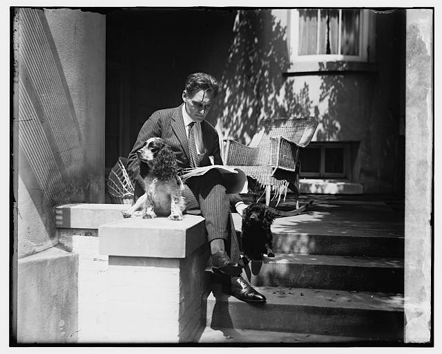 Prince A. Bibesco of Romanian Legation? With play 'Married historic photo