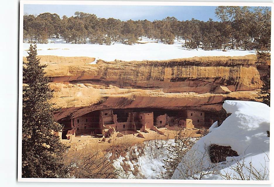 Postcard Spruce Tree House Mesa Verde National Park Colorado USA