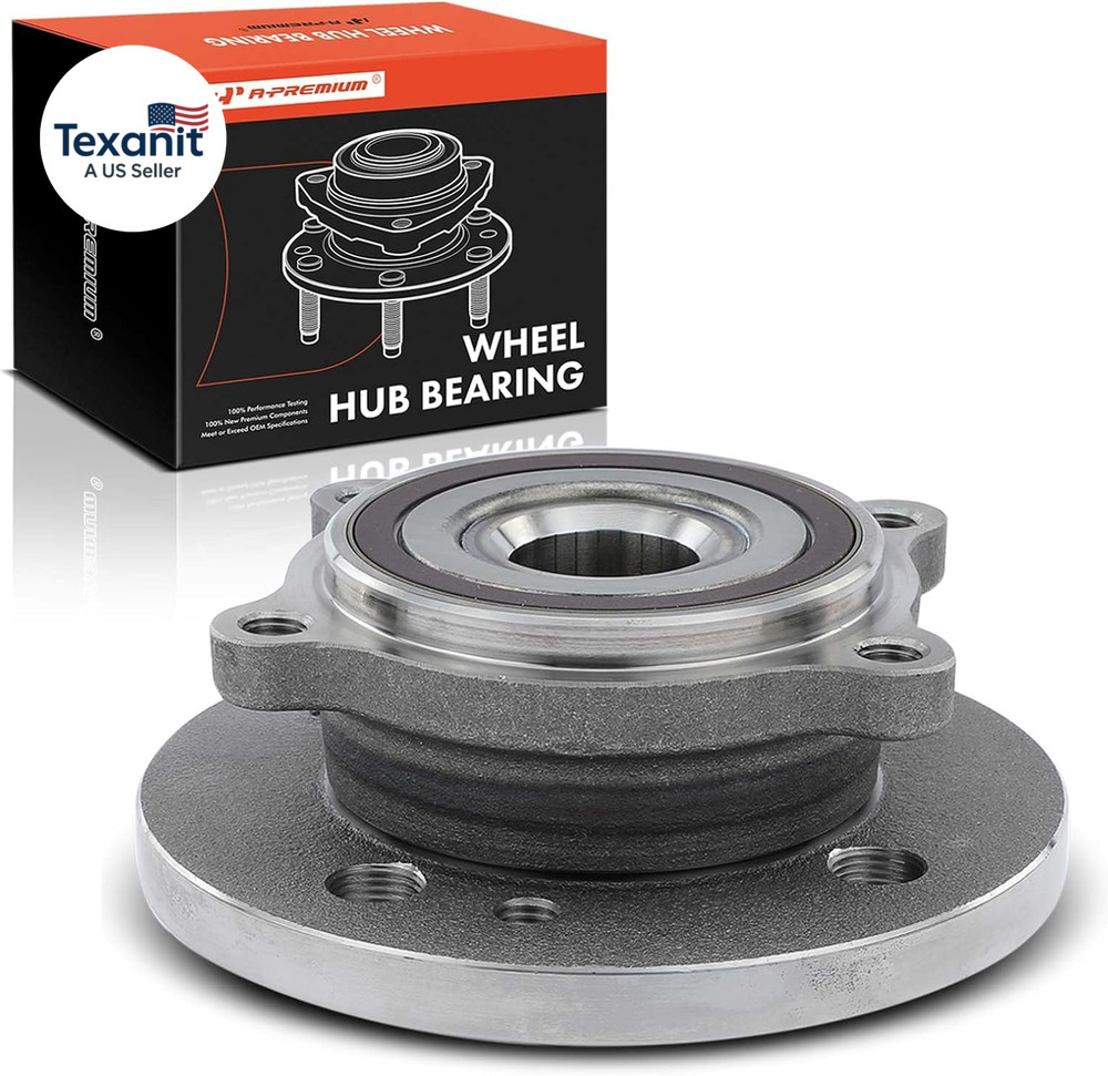 Front Wheel Bearings and Hub Assembly Compatible with Mini Cooper 2007-2015