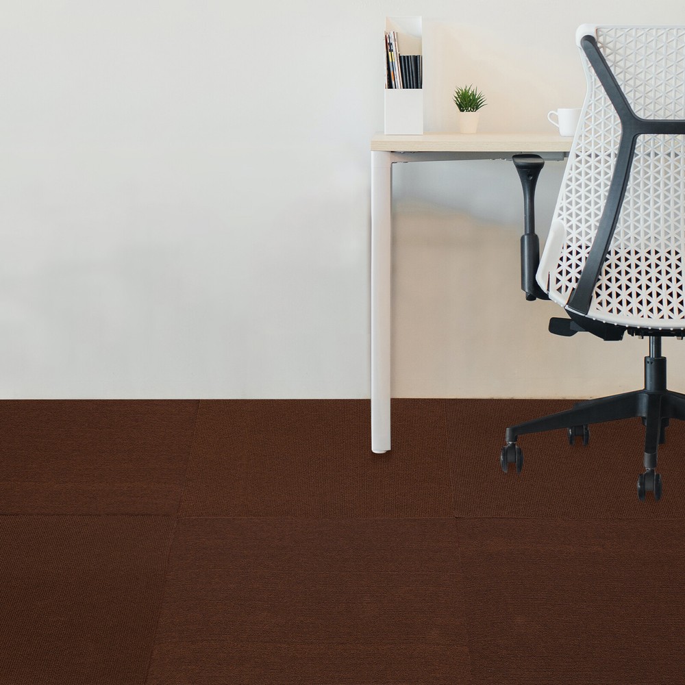 24x24 Inch Non-Slip Peel Stick Carpet Tiles 15-Pack for DIY Home Office Flooring