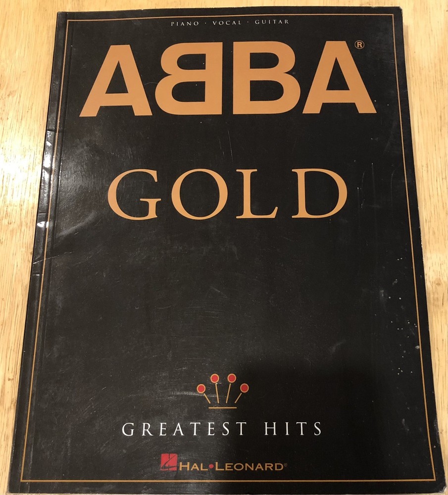 ABBA Gold Greatest Hits Piano Vocal Guitar Songbook