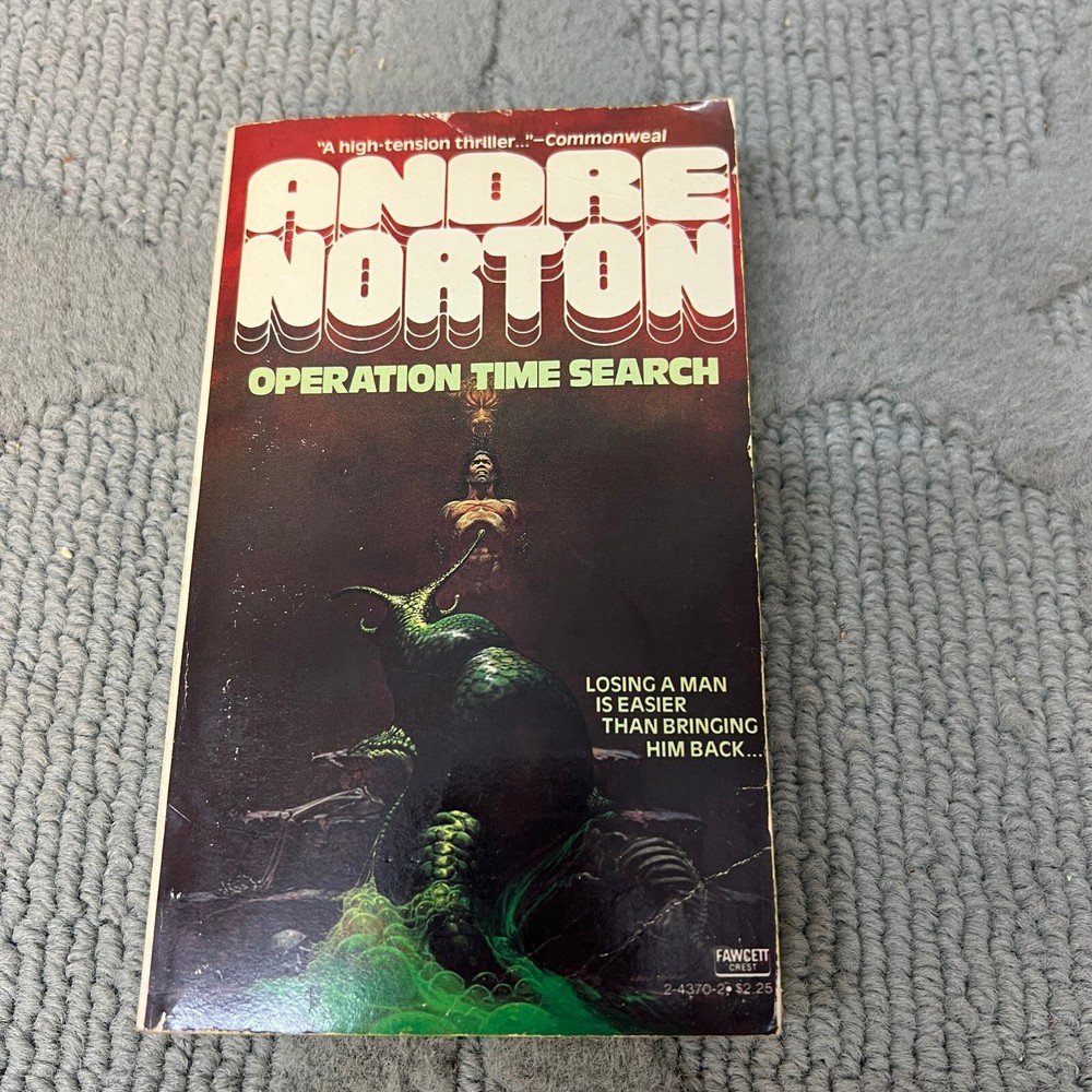 Operation Time Search Science Fiction Paperback Book by Andre Norton 1981