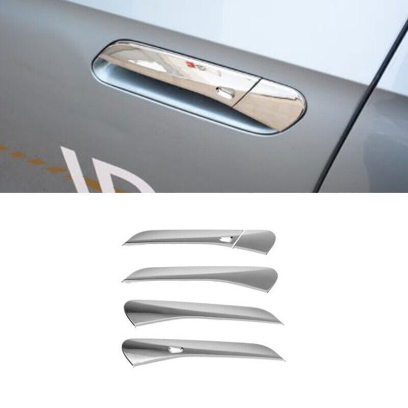 For Volkswagen ID.4 2021-2024 Chrome Exterior Side Door Handle Cover Shell Trim