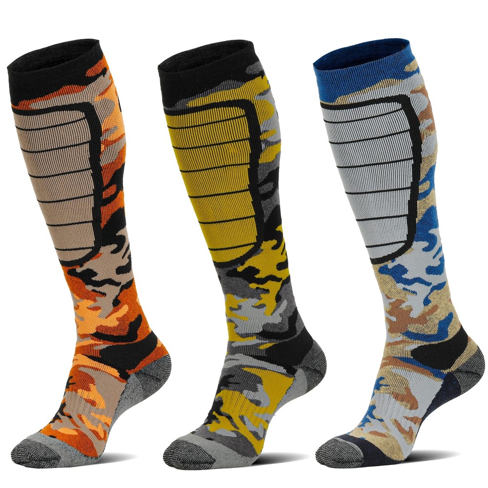 Warm Merino Wool Ski Socks for Winter Snowboarding and Cold Weather