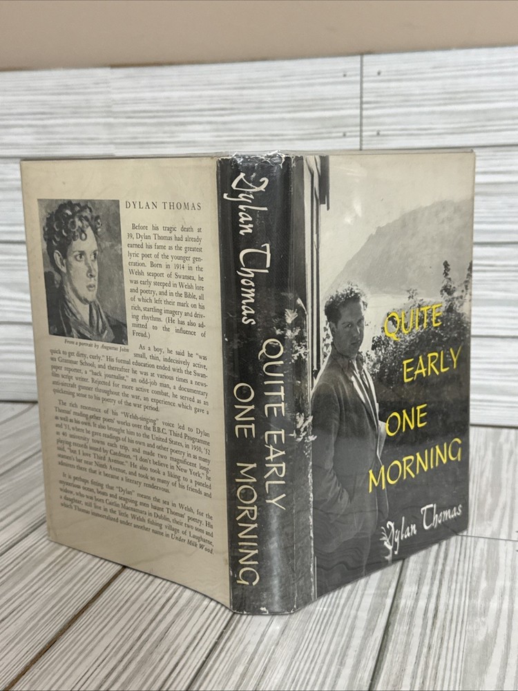 Quite Early One Morning ~ Dylan Thomas ~ 1954 Vintage Hardcover w/ Dust Jacket