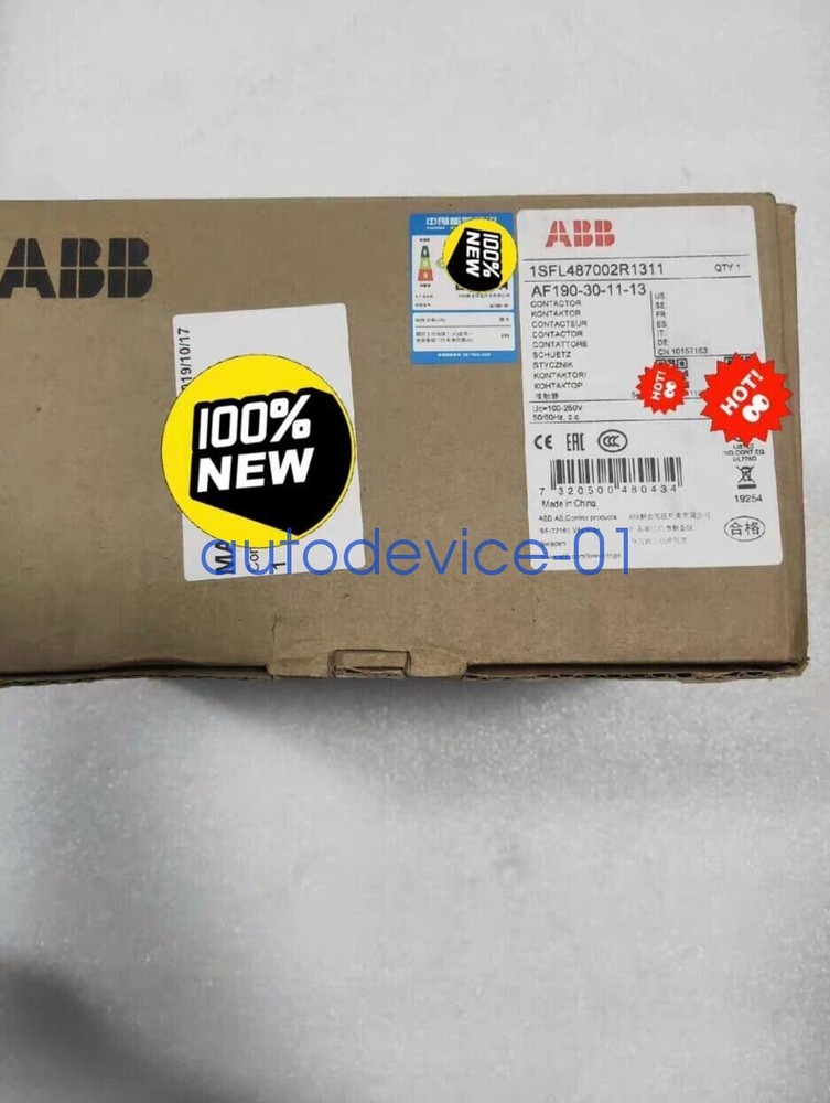 1PC New ABB AF190-30-11-13 1SFL487002R1311 100-250V Contactor DHL/FedEx