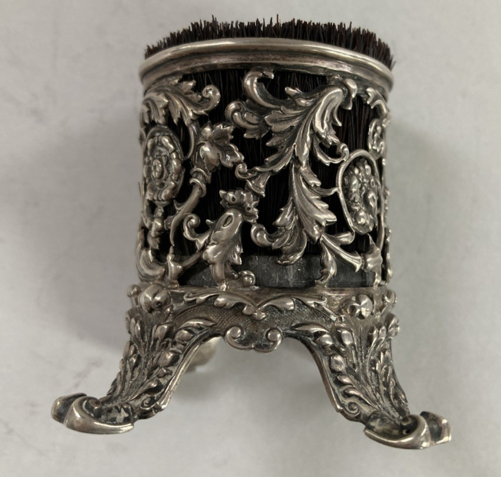 ANTIQUE STERLING SILVER PEN NIB CLEANER by GEORGE W. SHIEBER & CO. N.Y.C.