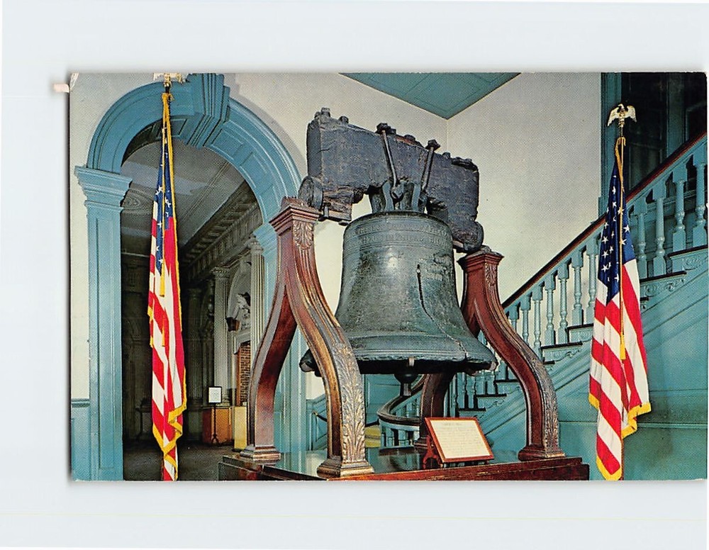 Postcard Liberty Bell Independence Hall Philadelphia Pennsylvania USA