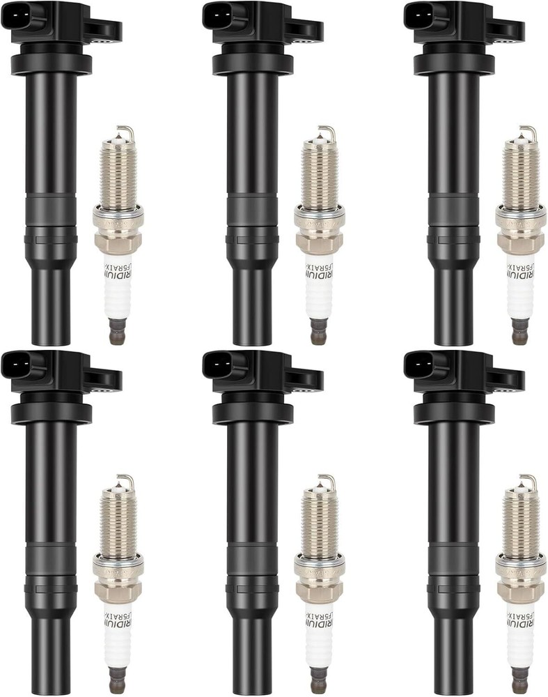 6x Ignition Coil & IRIDIUM Spark Plug Kits for Hyundai Santa Fe Kia Rondo Optima