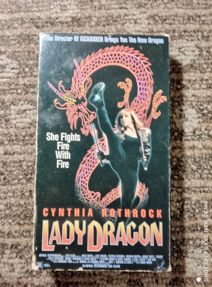 Lady Dragon (Vhs 1992) Cynthia Rothrock Martial Arts V11