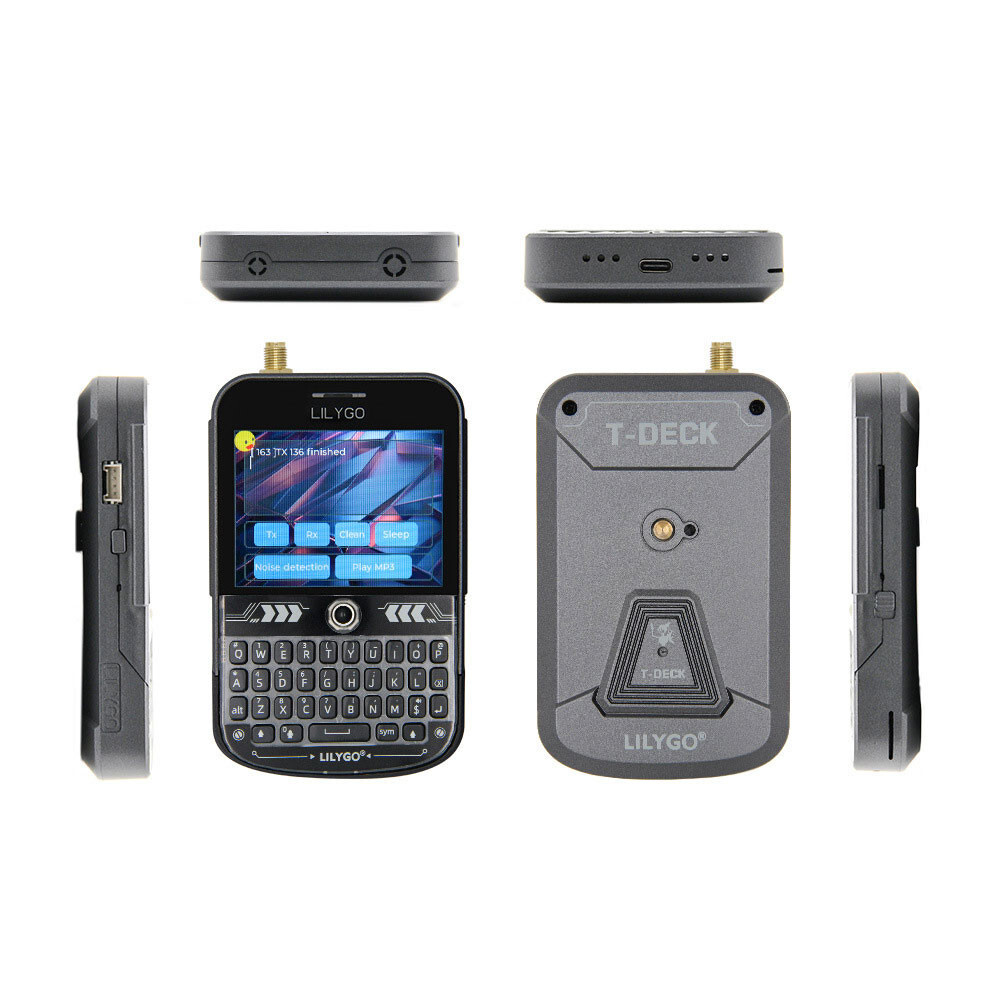 LILYGO T-Deck Plus Development Board GPS Long Range Communication Black Keyboard