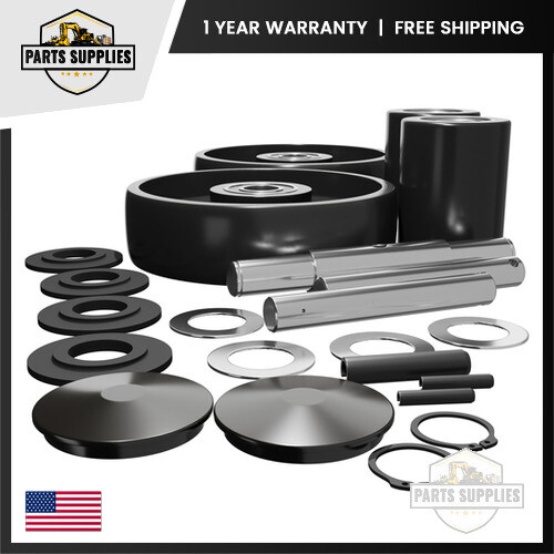 Dayton 4YX96 Pallet Jack Wheel Replacement Kit with All Necessary Parts