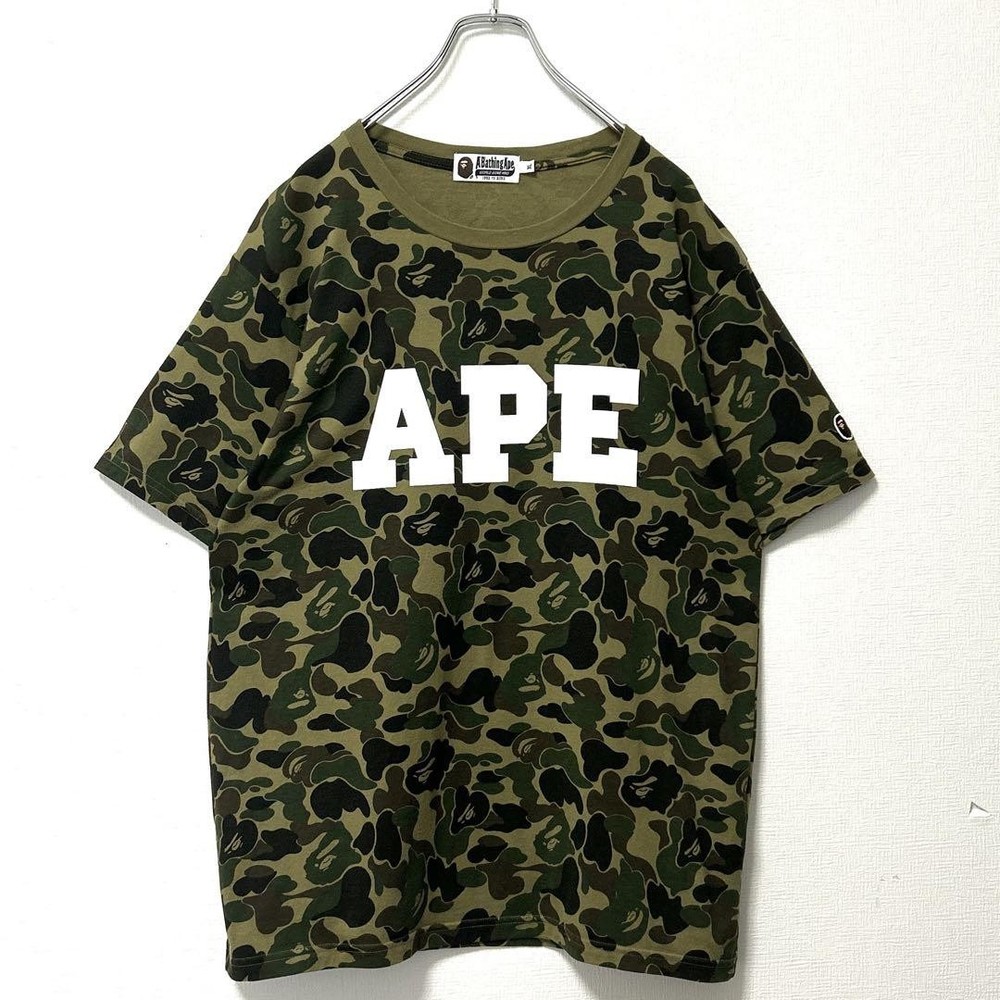 A BATHING APE T-SHIRT XL CAMO 267070