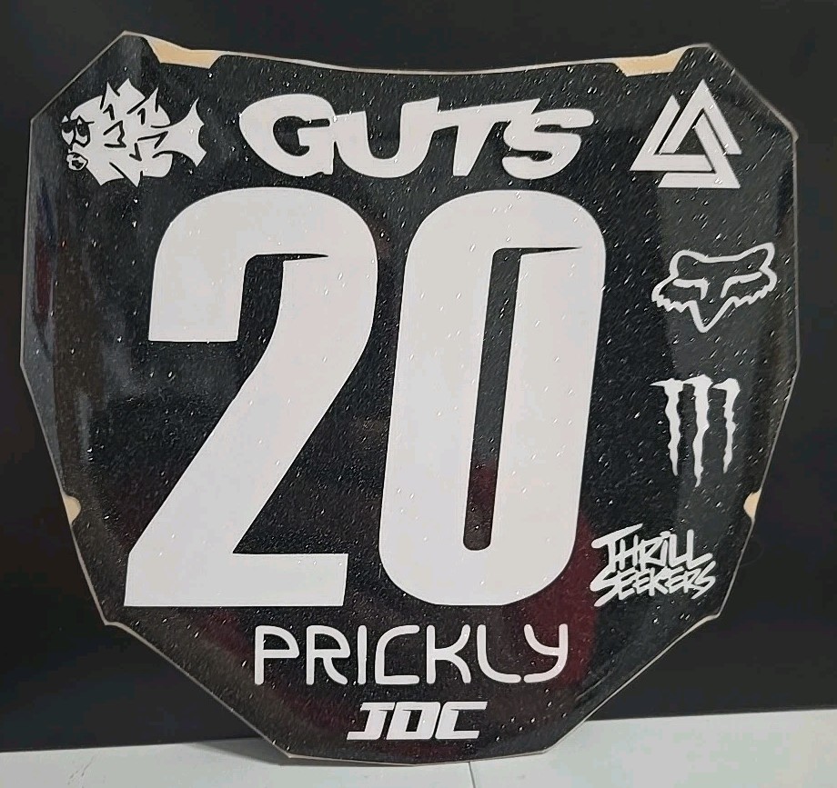 Discounted ODI Number Plate Decal - As Is / Overstock